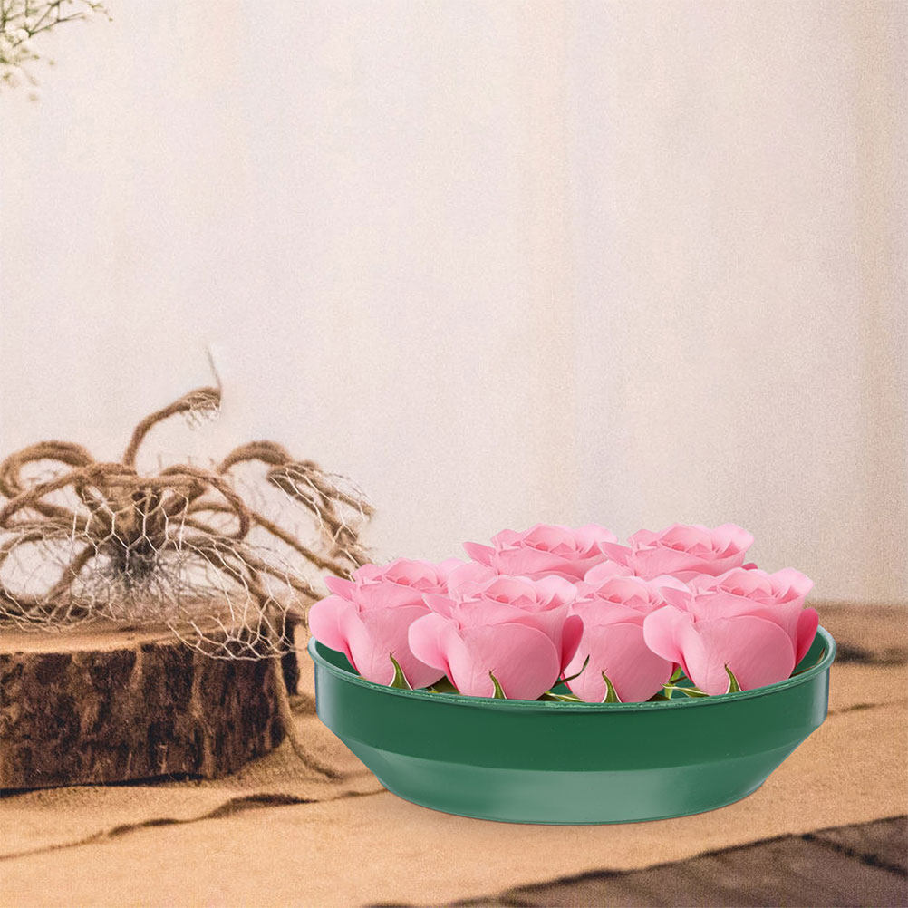 Wedding Floral Supply - 12Pcs Round Plastic Floral Design Bowl