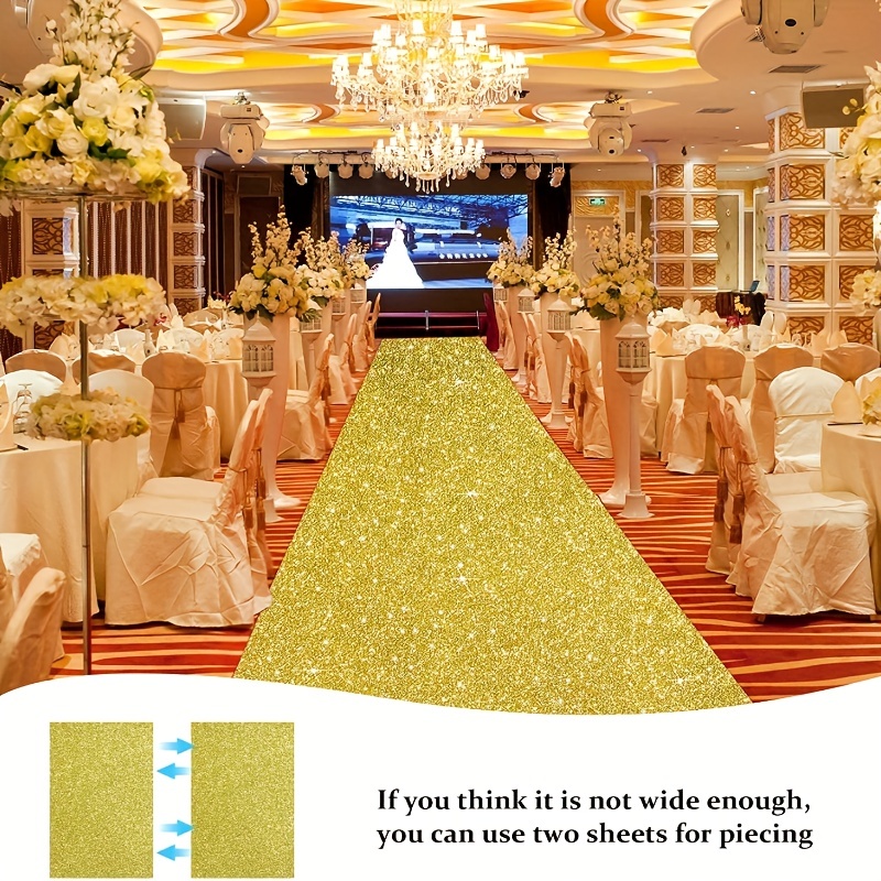 Golden wedding carpet, bridal  - огляд і ціна Aisle Runner White