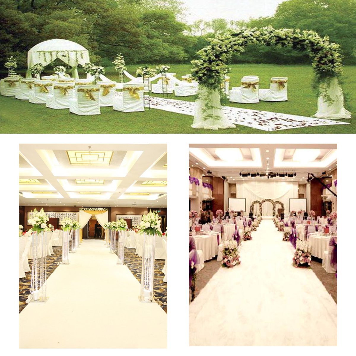 Wedding White Carpet  Aisle Ru - огляд і ціна Aisle Runner White