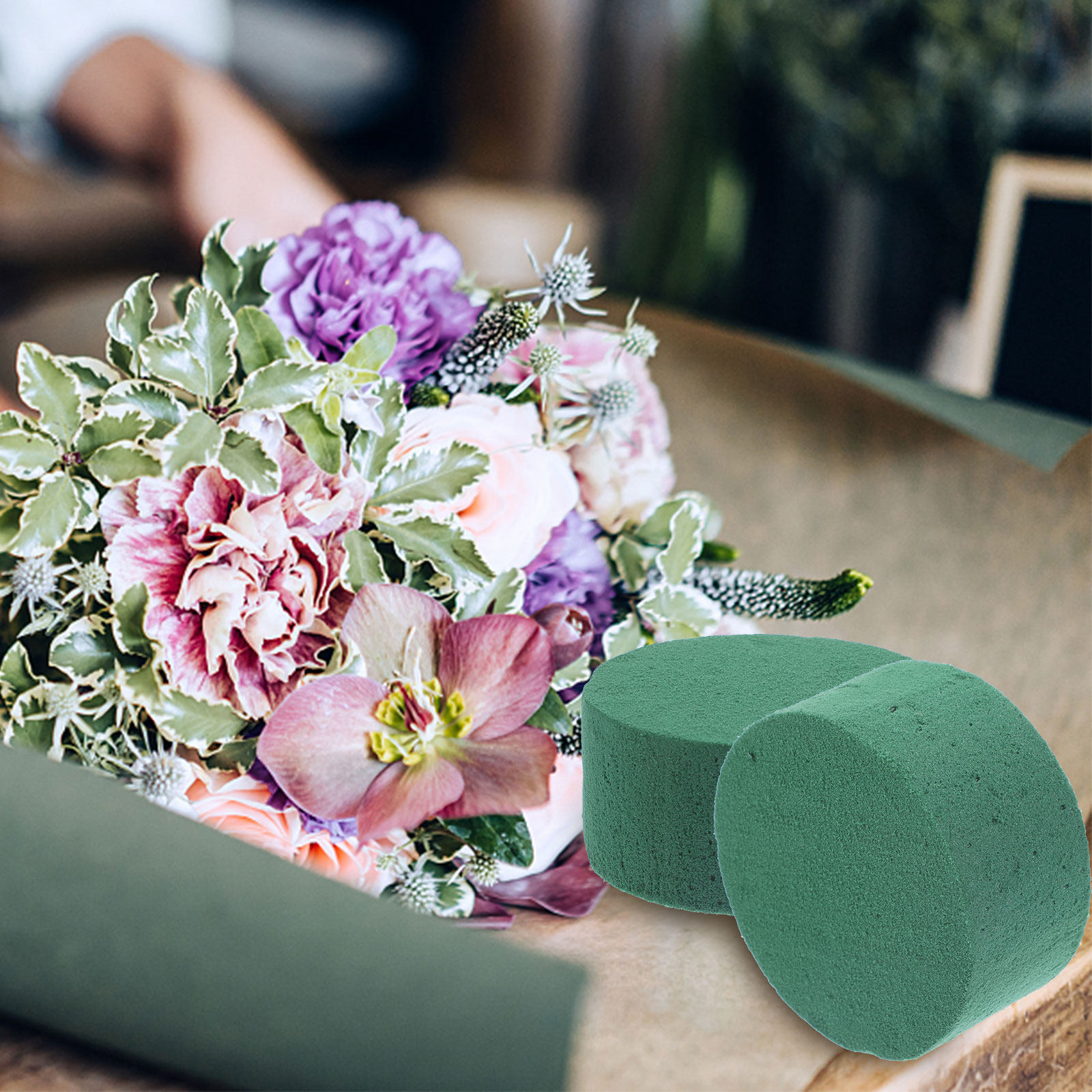 8Pcs Floral Mud Round Flower B - огляд і ціна Wedding Floral Supply
