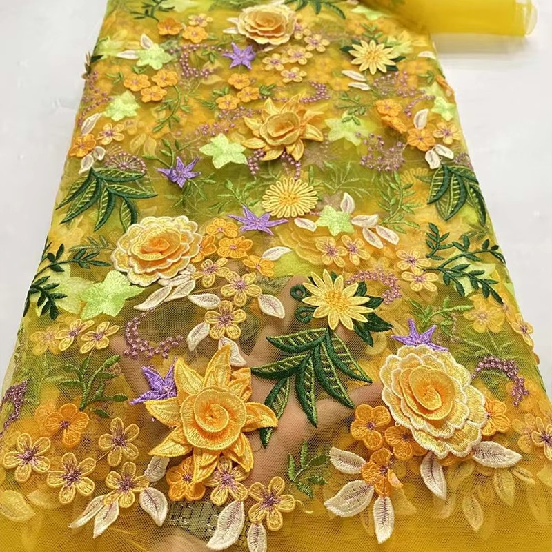90x130cm 3D Floral Embroidered - огляд і ціна Wedding Floral Supply