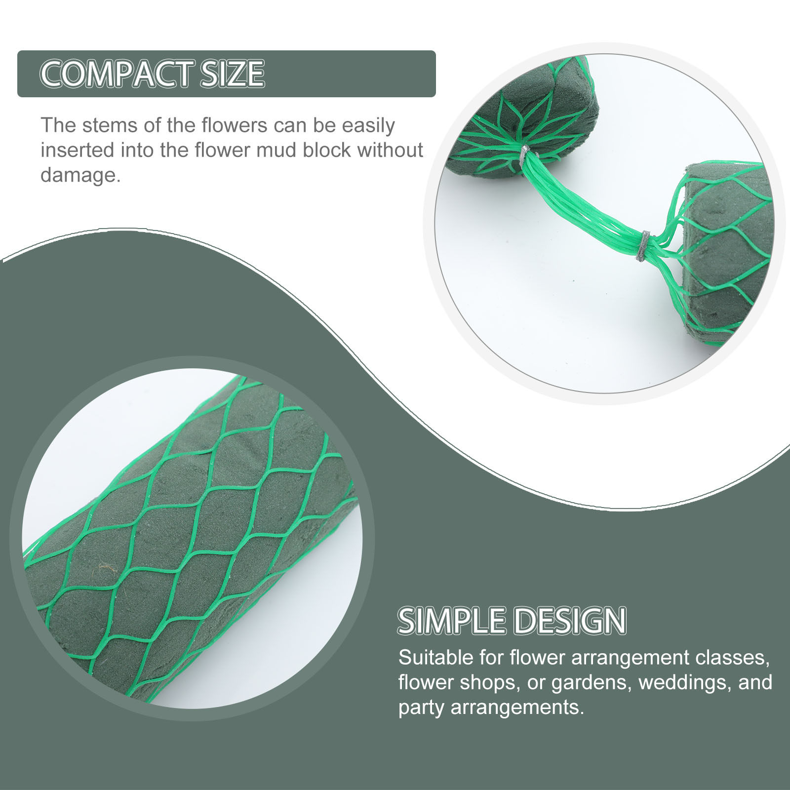 1Set Sausage Shape Floral Foam - огляд і ціна Wedding Floral Supply