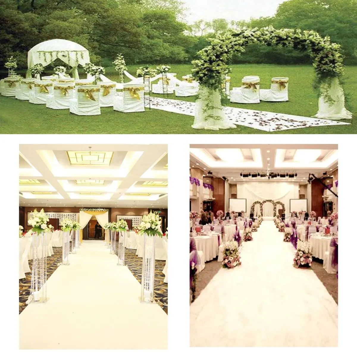 Custom Length Aisle Runner Wed - огляд і ціна Aisle Runner White