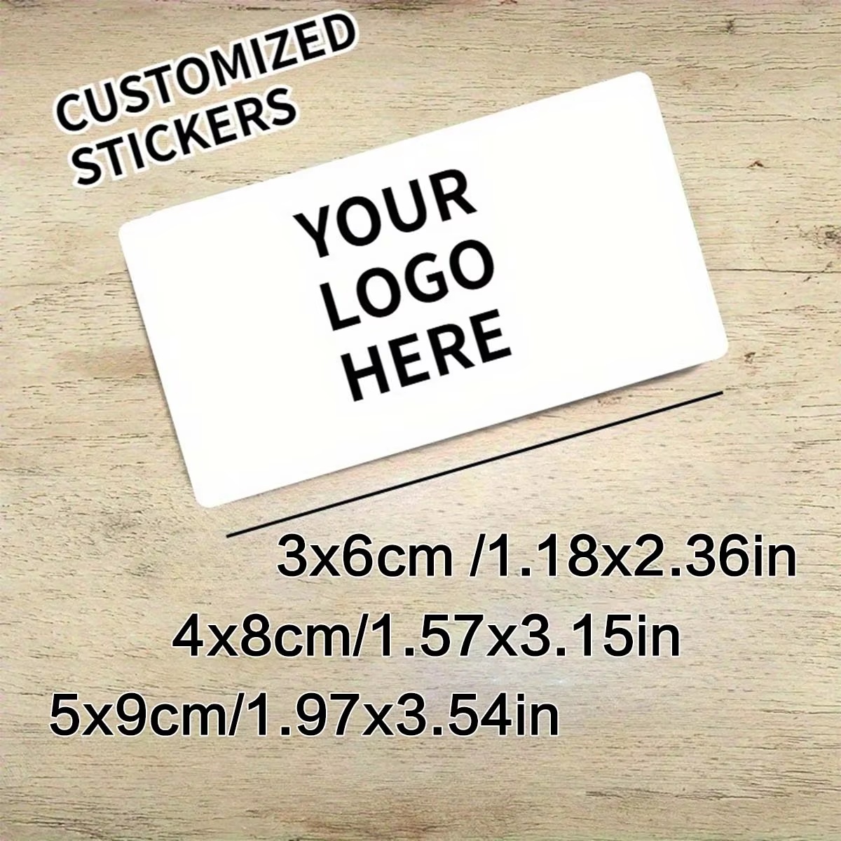 Custom Rectangular Stickers –  - огляд і ціна Wedding Shop